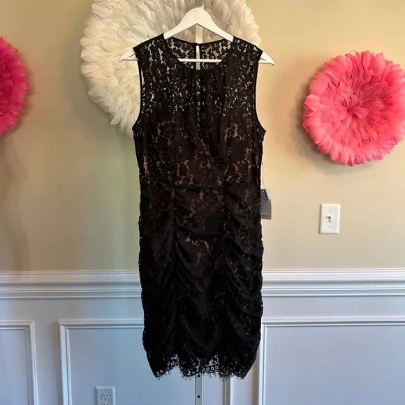 Eliza J | Dresses | Nwt Sleeveless Black Lace Eliza J Dress Size | Poshmark